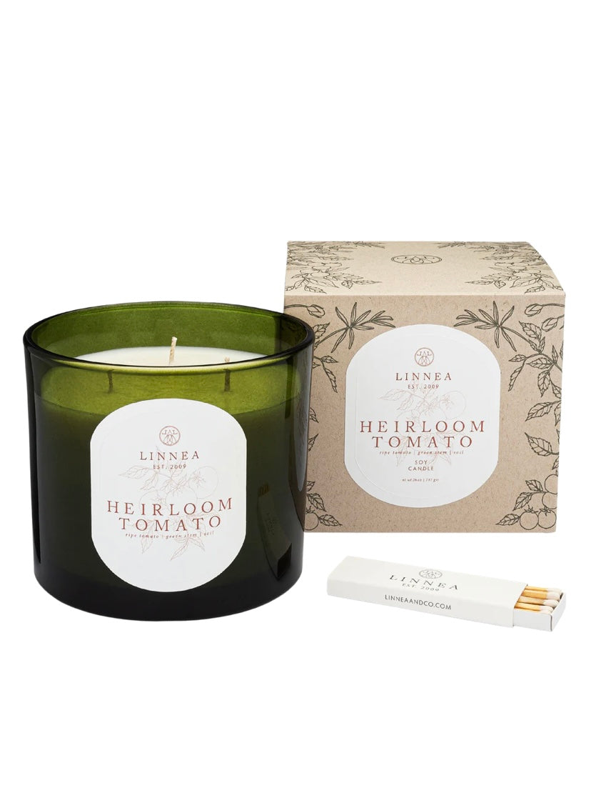 Heirloom Tomato Grande Candle LINNEA