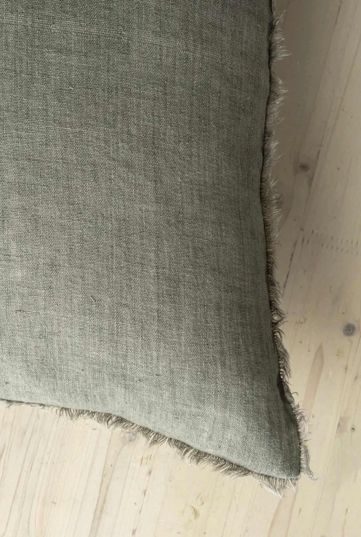 LINEN PILLOW COVER Oyster