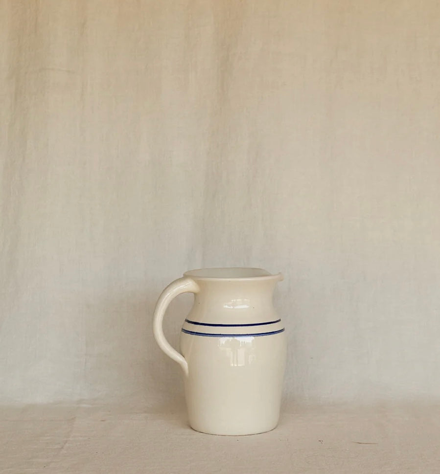 COTTAGE STONEWARE PITCHER Handmade