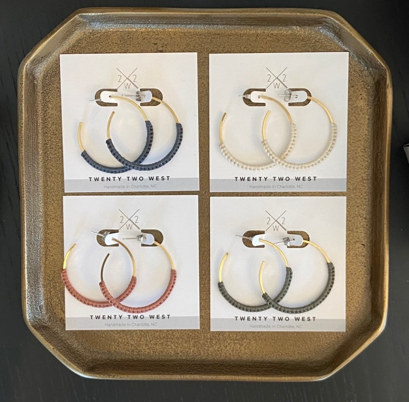 MACRAME HOOPS Twenty Two West