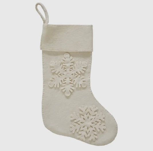 FELTED WOOL STOCKING Handmade