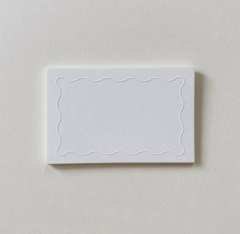 EMBOSSED PLACE CARD SET Jaymes Paper
