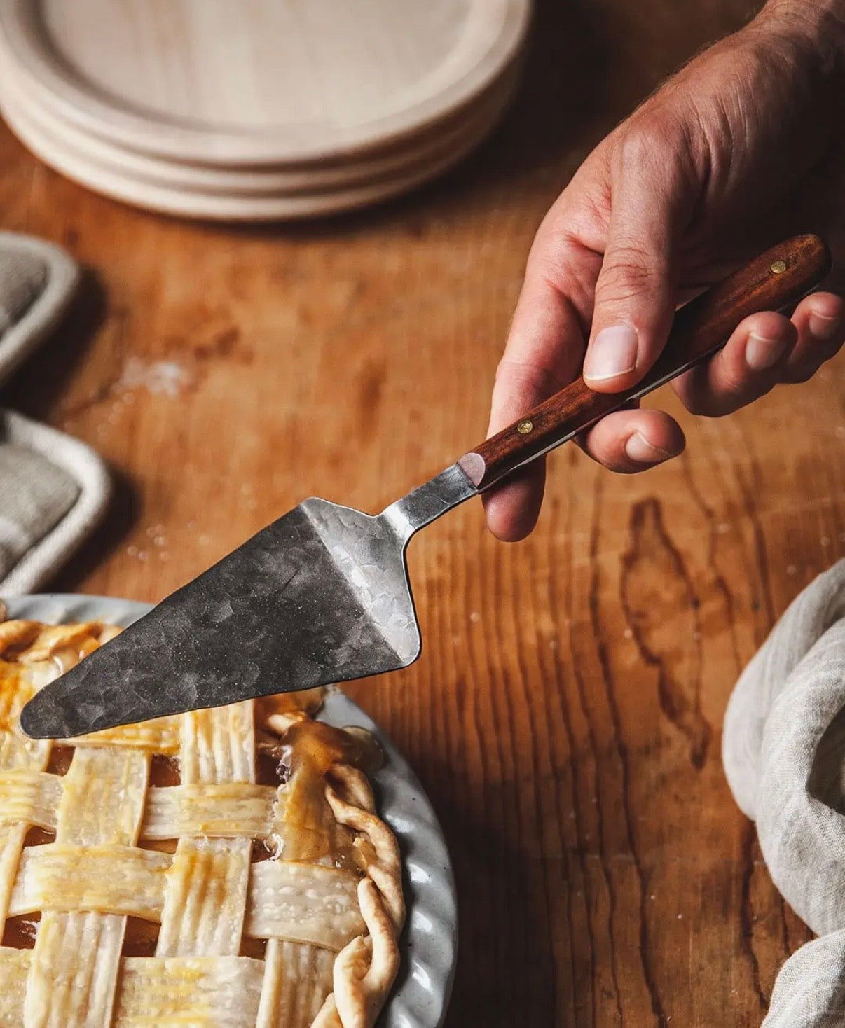 ARTISAN FORGED SERVER Farmhouse Pottery