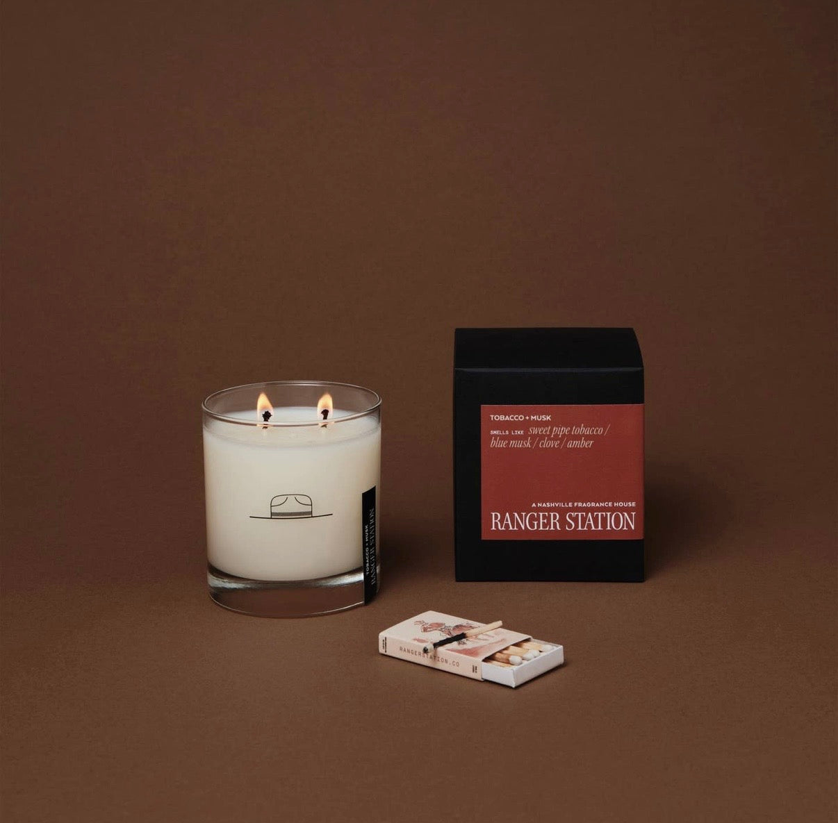 TOBACCO + MUSK CANDLE Ranger Station