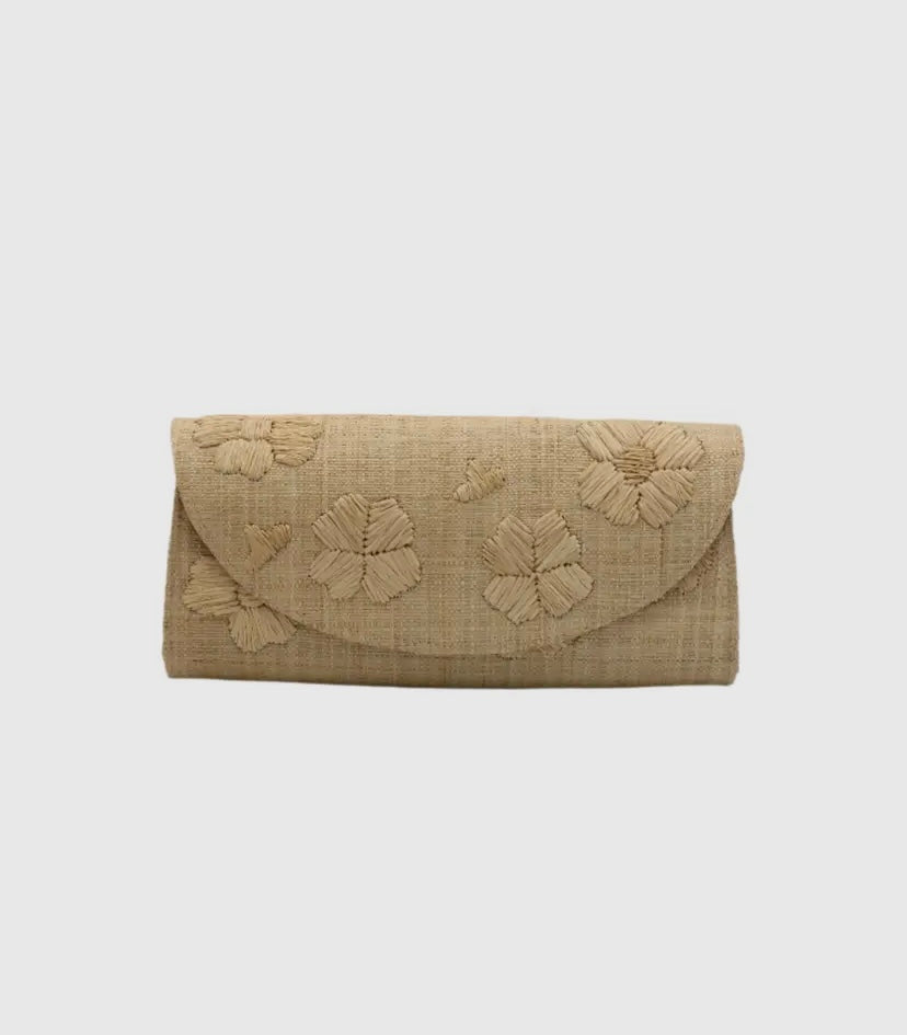 TULUM STRAW CLUTCH