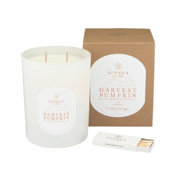 Harvest Pumpkin Candle LINNEA