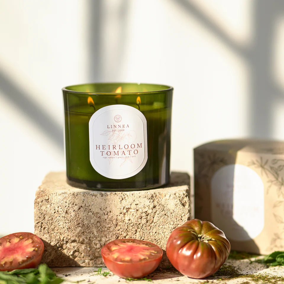 Heirloom Tomato Grande Candle LINNEA