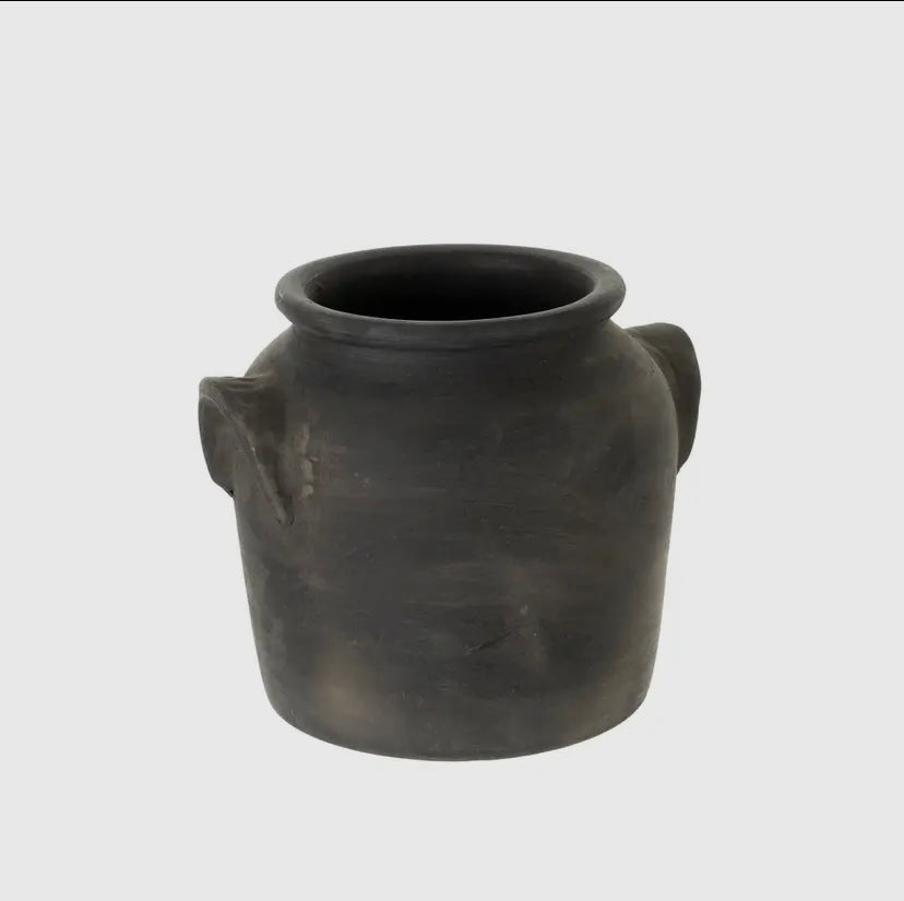 MILOS BURNT TERRACOTTA VASE