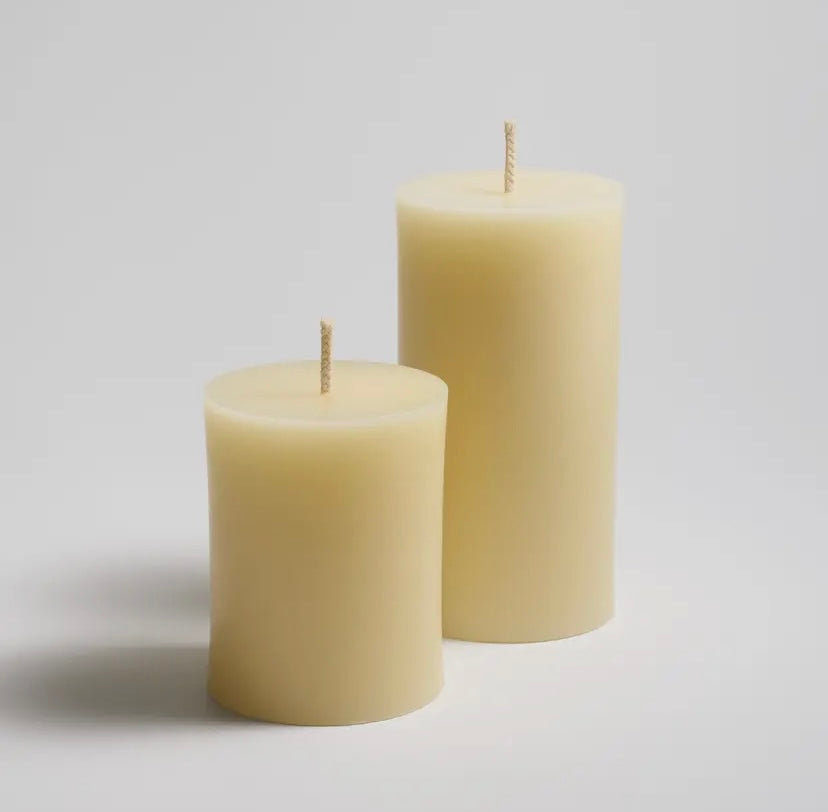 BEESWAX PILLAR CANDLE Greentree Home
