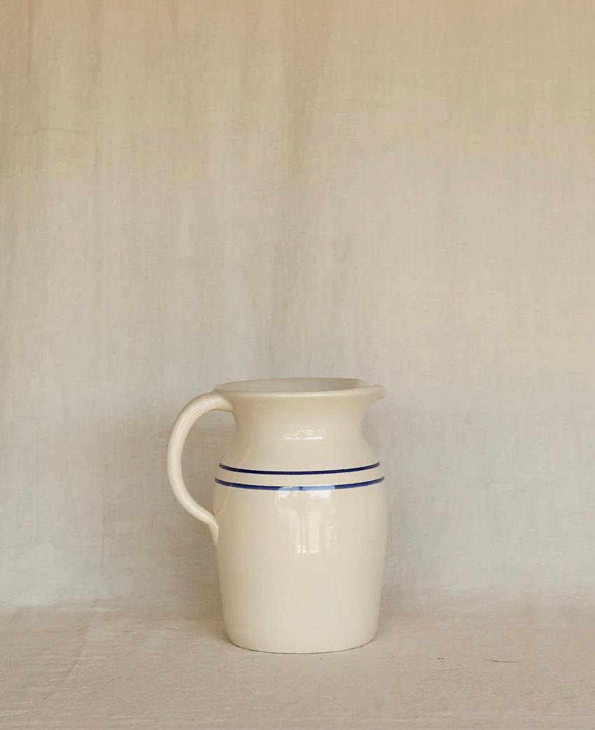 STONEWARE COTTAGE PITCHER