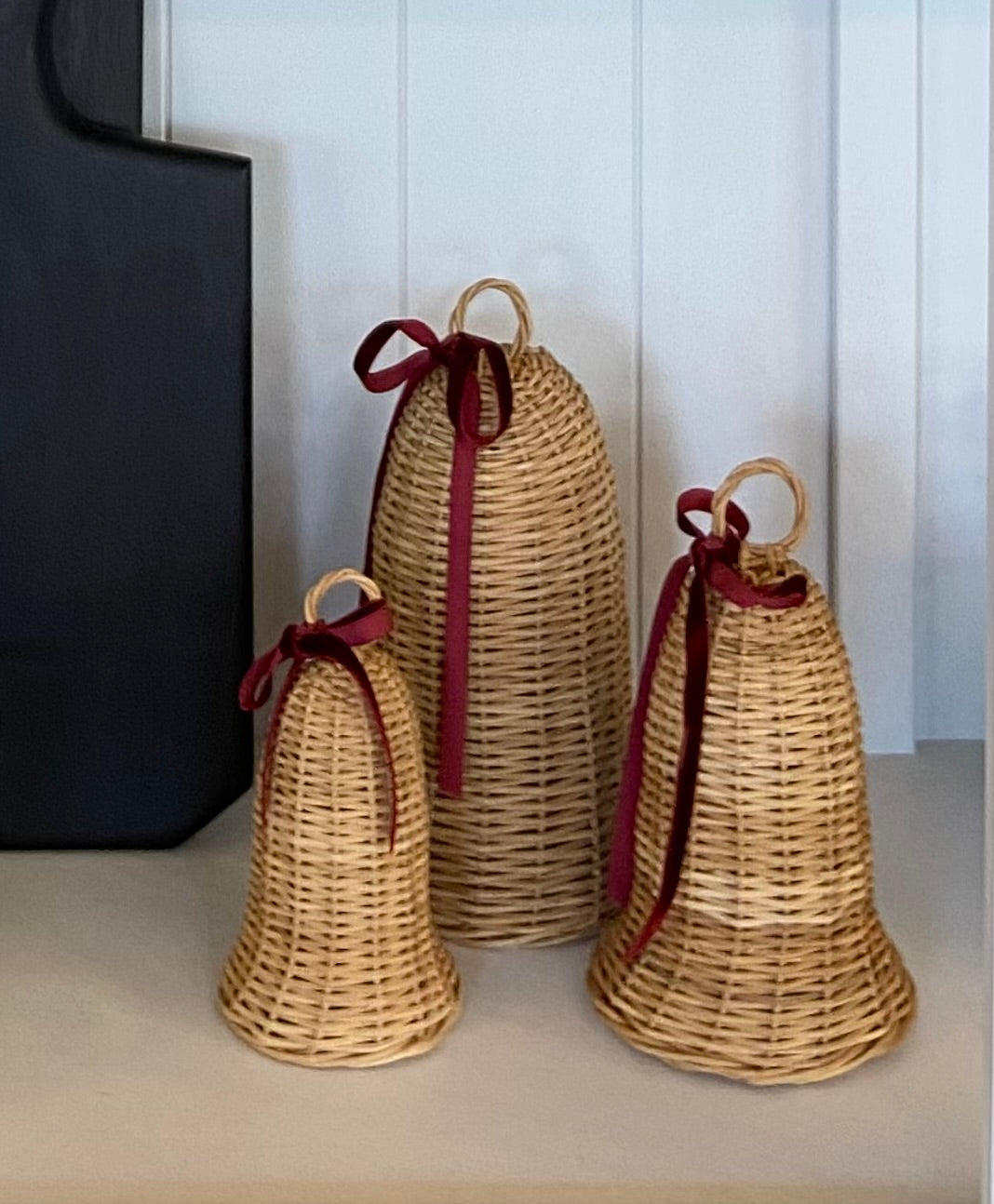 RATTAN BELLS S/3