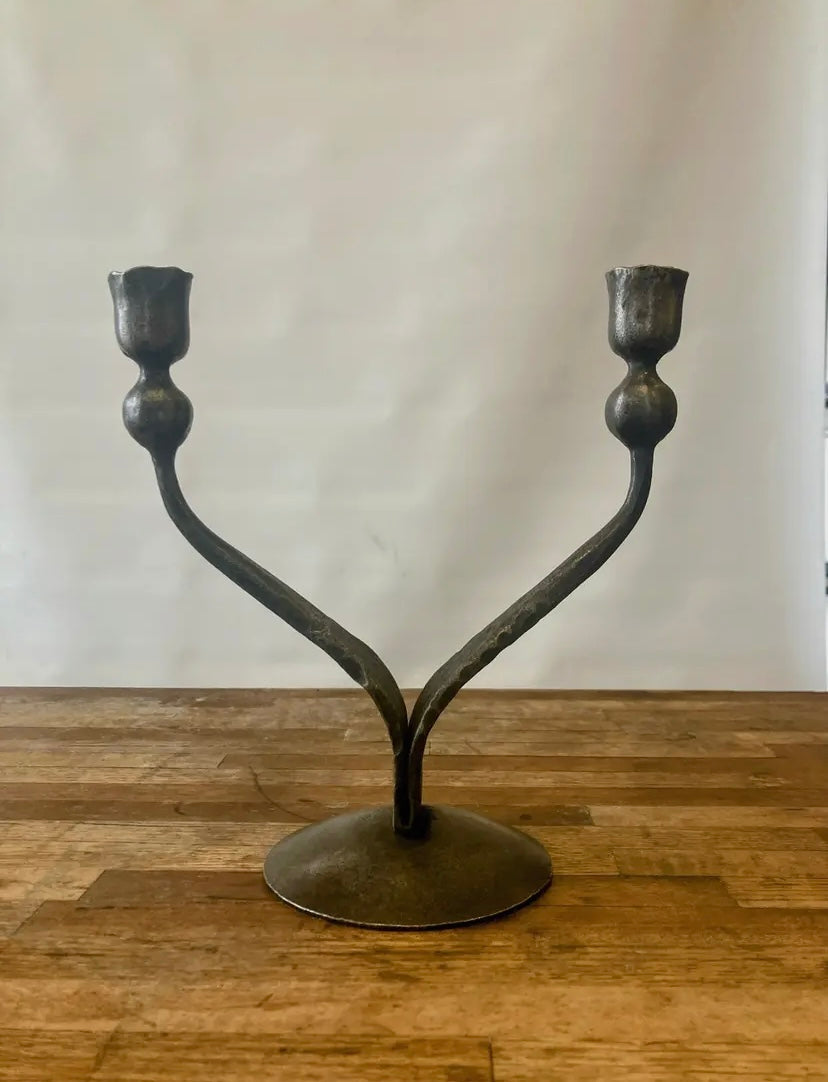 BLACKTHORNE HAND FORGED CANDELABRA