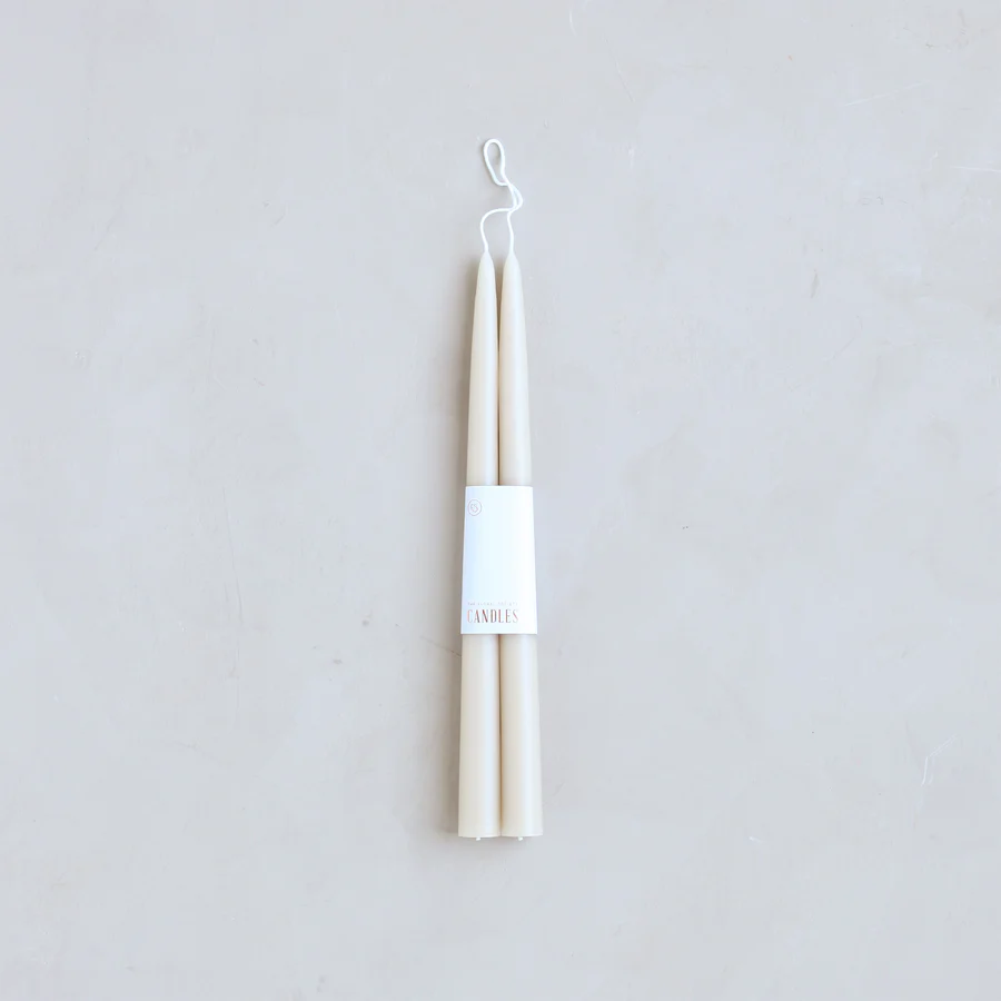 PARCHMENT DIPPED TAPERS