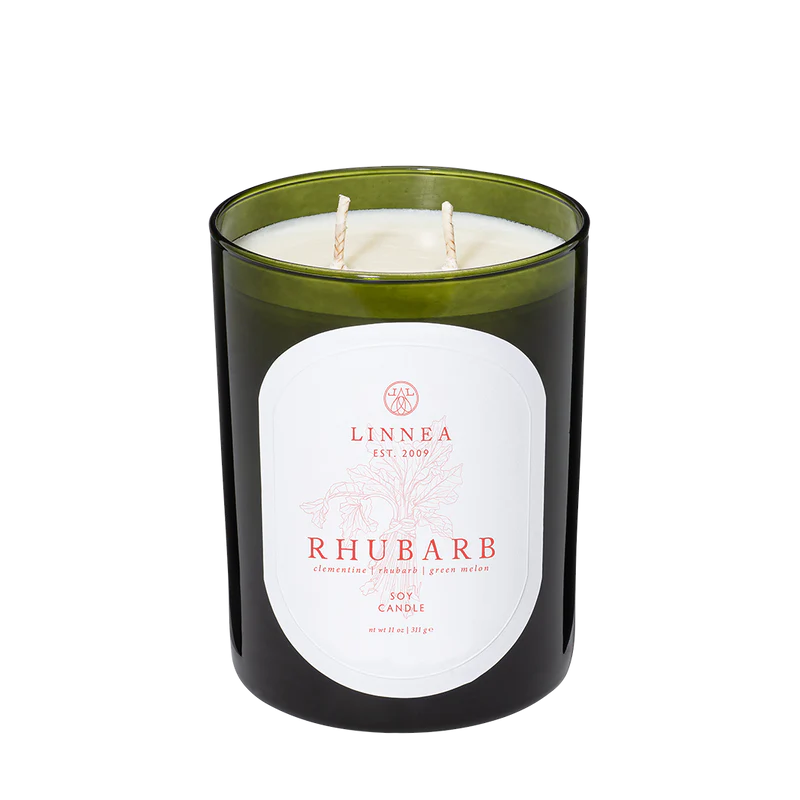 Rhubarb Candle LINNEA