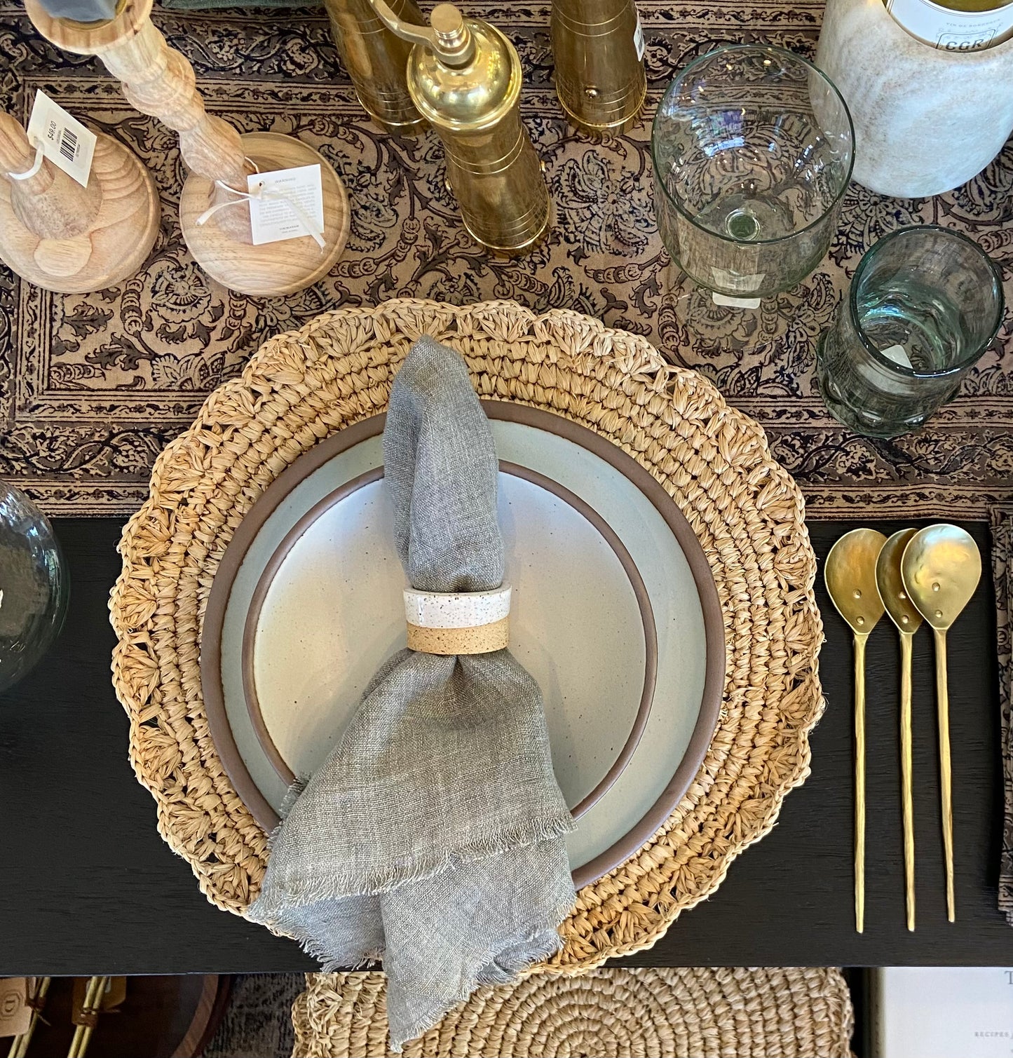 AMELIA HAND BLOCK PRINTED TABLE RUNNER