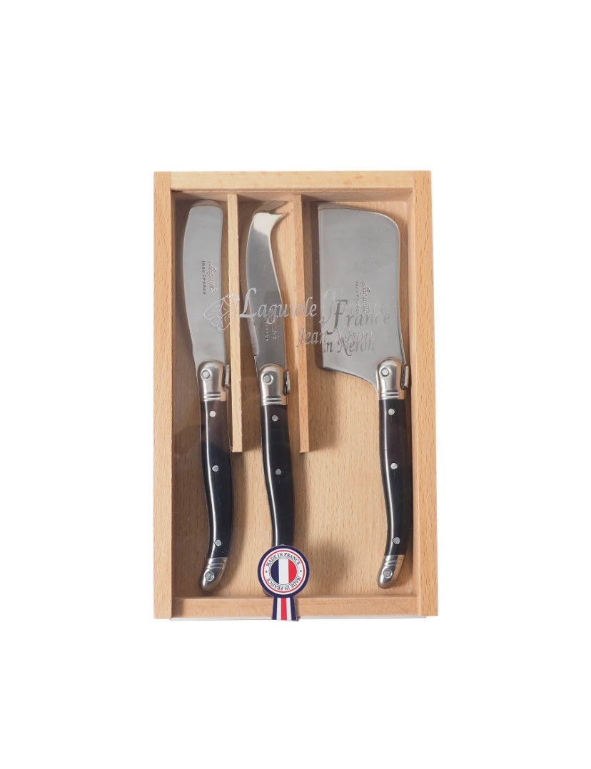LAGUIOLE MINI CHEESE UTENSILS Black