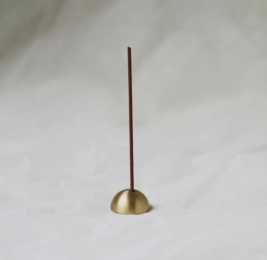 BRASS DOME INCENSE HOLDER