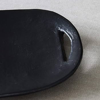 DANA RUSTIC BLACK TERRACOTTA TRAY