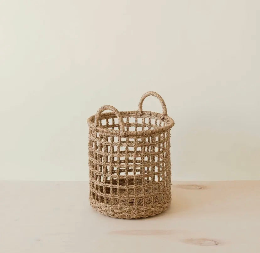 OPEN WEAVE FLOOR BASKET