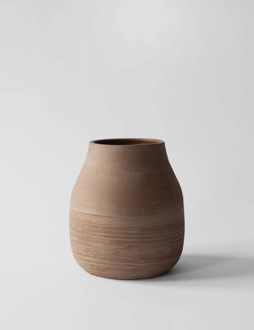 Austin Terracotta Vase - Glazed Interior