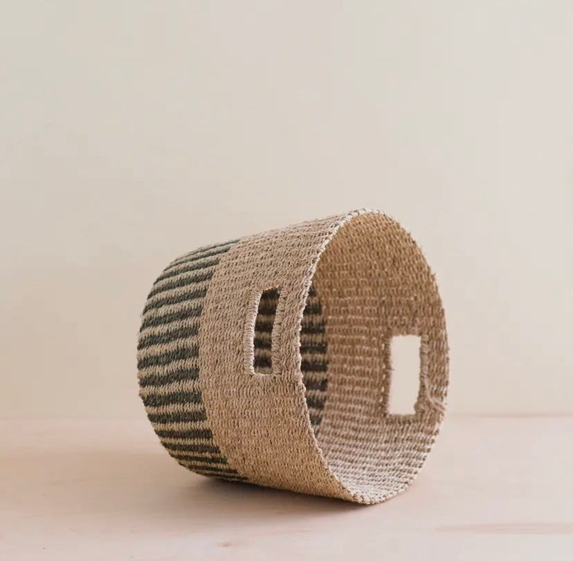 Chatham Woven Basket - Manila Hemp Storage (Philippines)