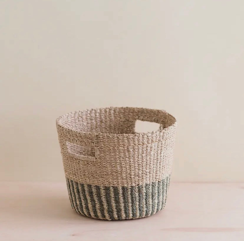 Chatham Woven Basket - Manila Hemp Storage (Philippines)
