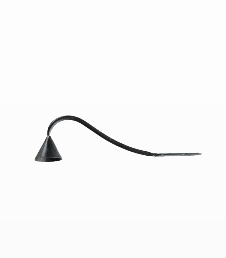 Iron candle snuffer
