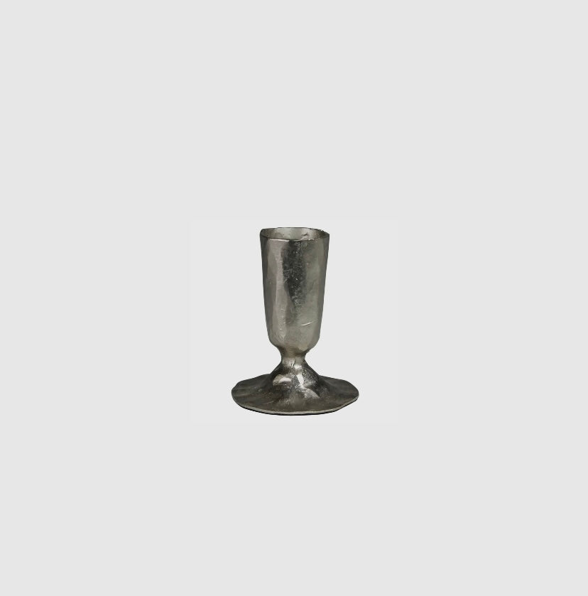 Irving Taper Candle Holder - Nickel Finish