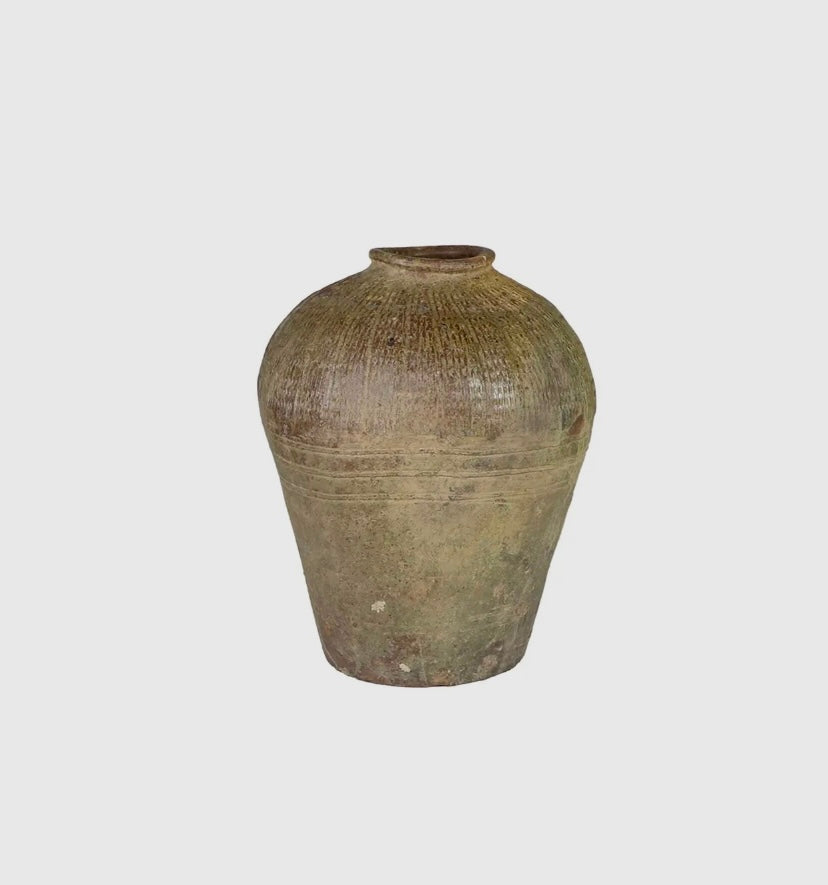 Vintage Mijiu Jar - Found Chinese Stoneware