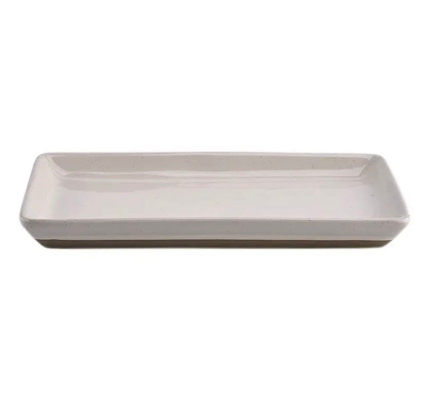 STONEWARE SOAP TRAY