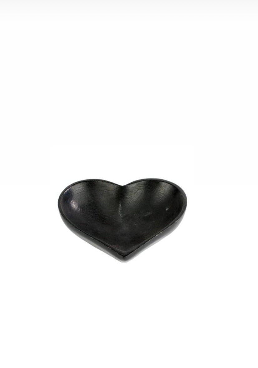 SOAPSTONE HEART DISH