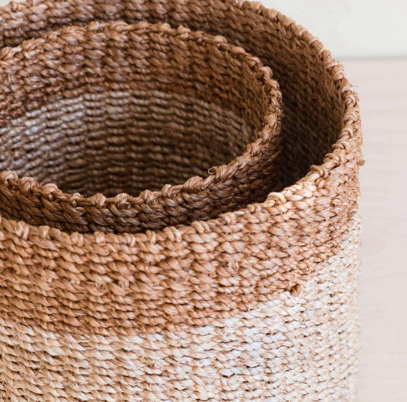 HANDWOVEN PLANT BASKETS