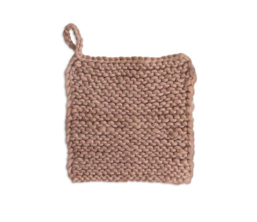 KNITTED POT HOLDER Handmade