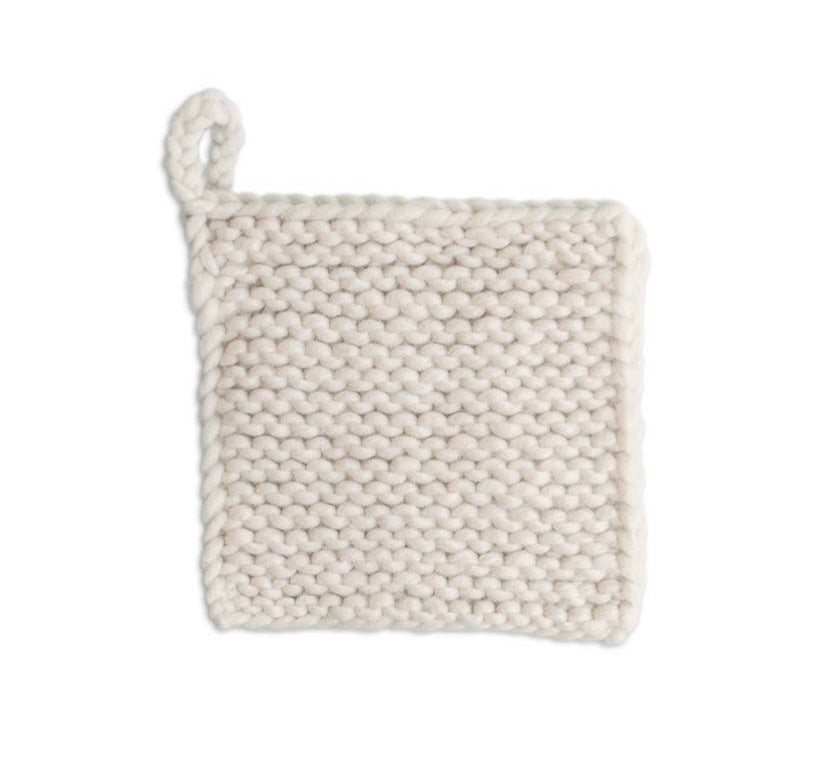 KNITTED POT HOLDER Handmade