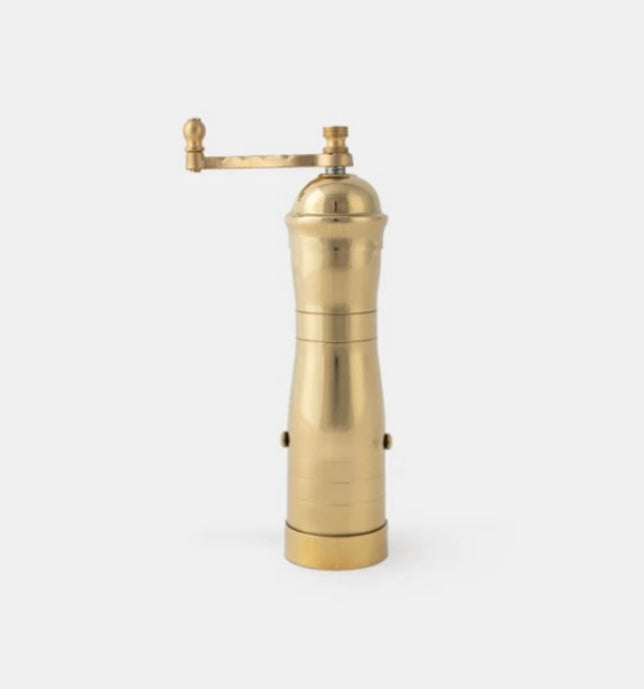 ATHENA BRASS PEPPER GRINDER