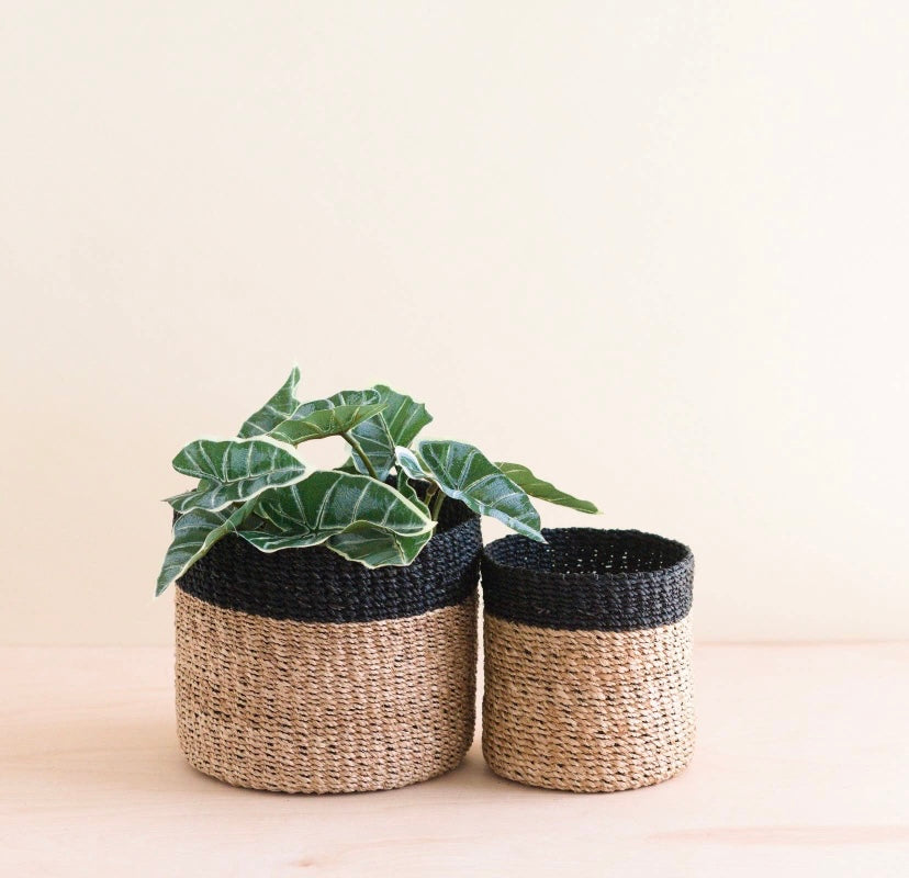 LANE TABLETOP BASKET Black