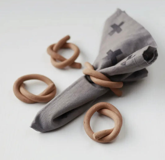 STONEWARE NAPKIN RING Handmade