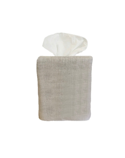LINEN TISSUE BOX COVER