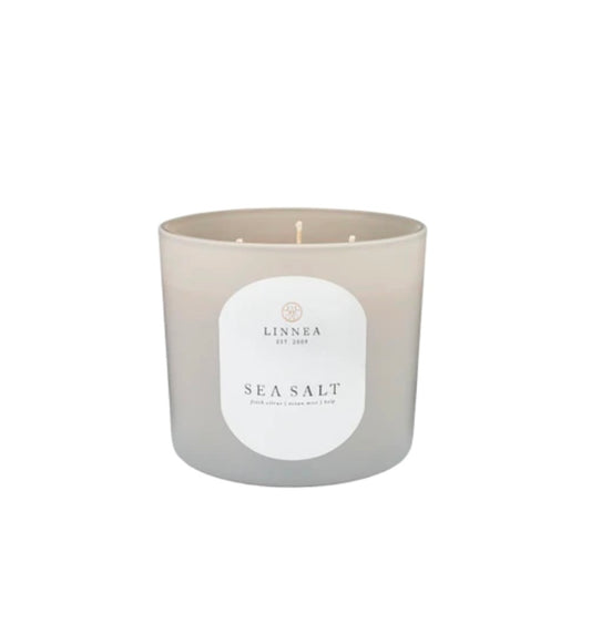 Sea Salt Grande Candle LINNEA