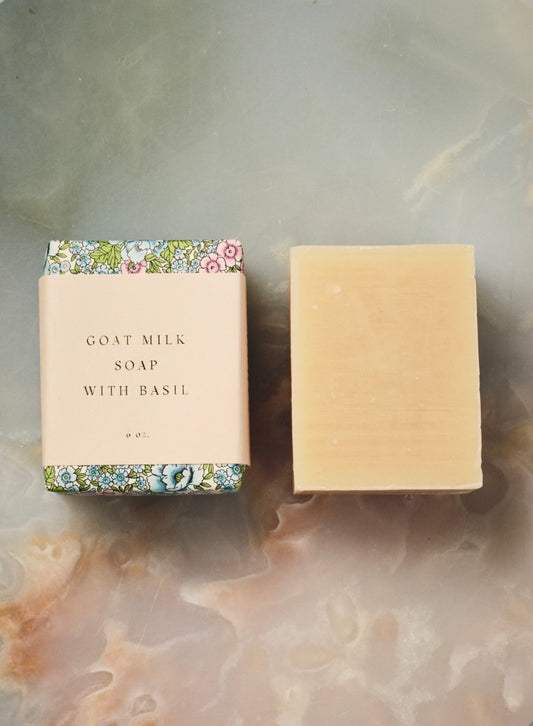 Goat Milk Soap with Basil SAIPUA