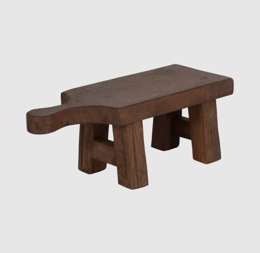ANSEL RECLAIMED WOOD RISER STOOL