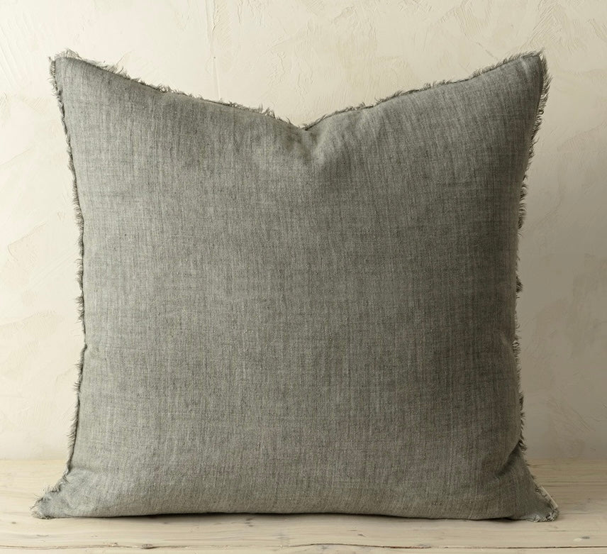 LINEN PILLOW COVER Oyster