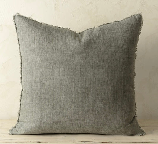 LINEN PILLOW COVER Oyster