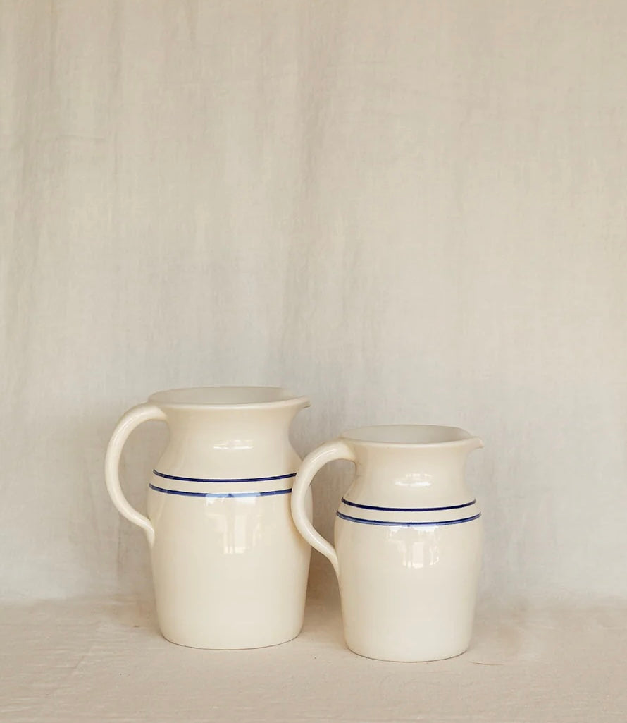 STONEWARE COTTAGE PITCHER