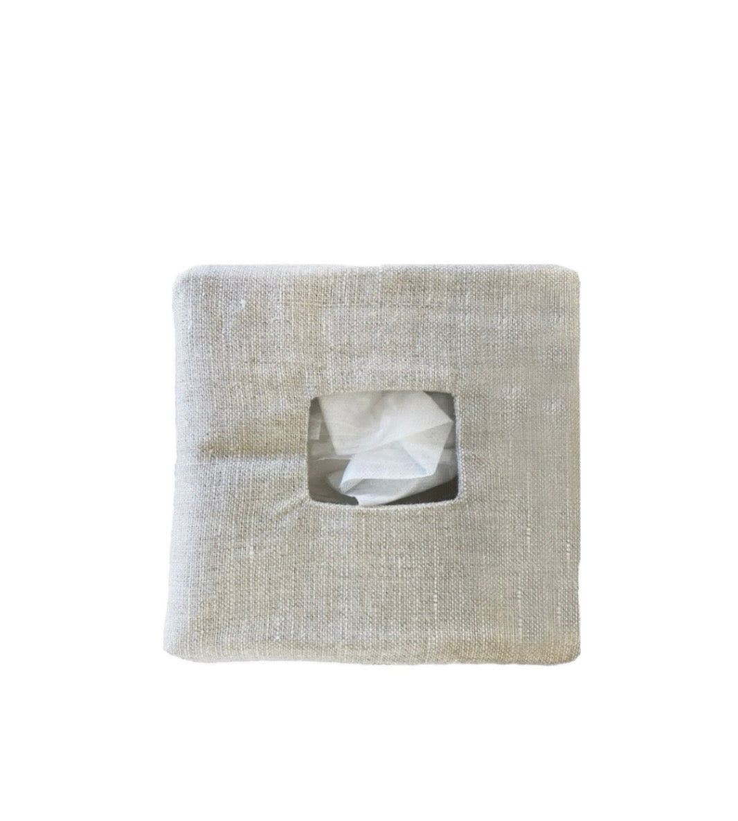 LINEN TISSUE BOX COVER