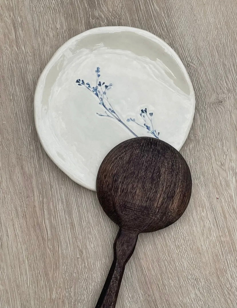 WILDFLOWER SPOON REST Handmade