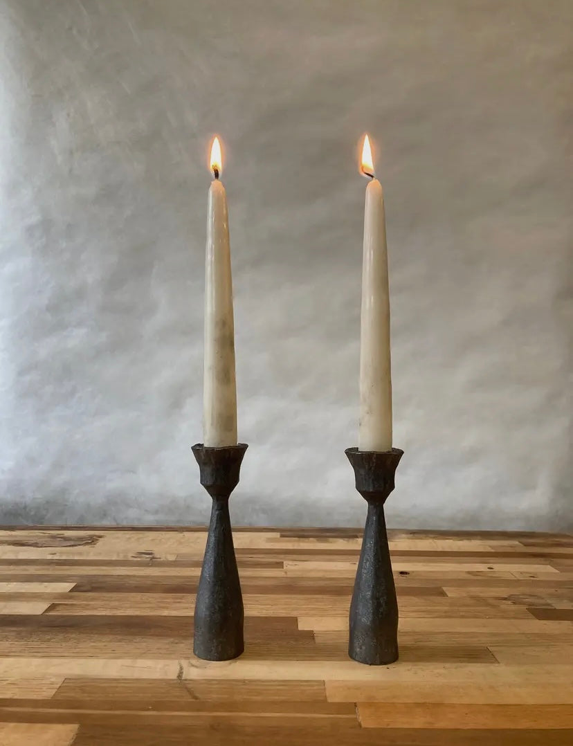 HAND FORGED TAPER CANDLE HOLDER