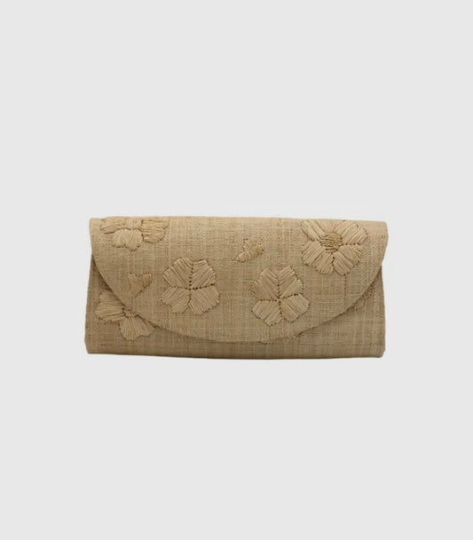 TULUM STRAW CLUTCH