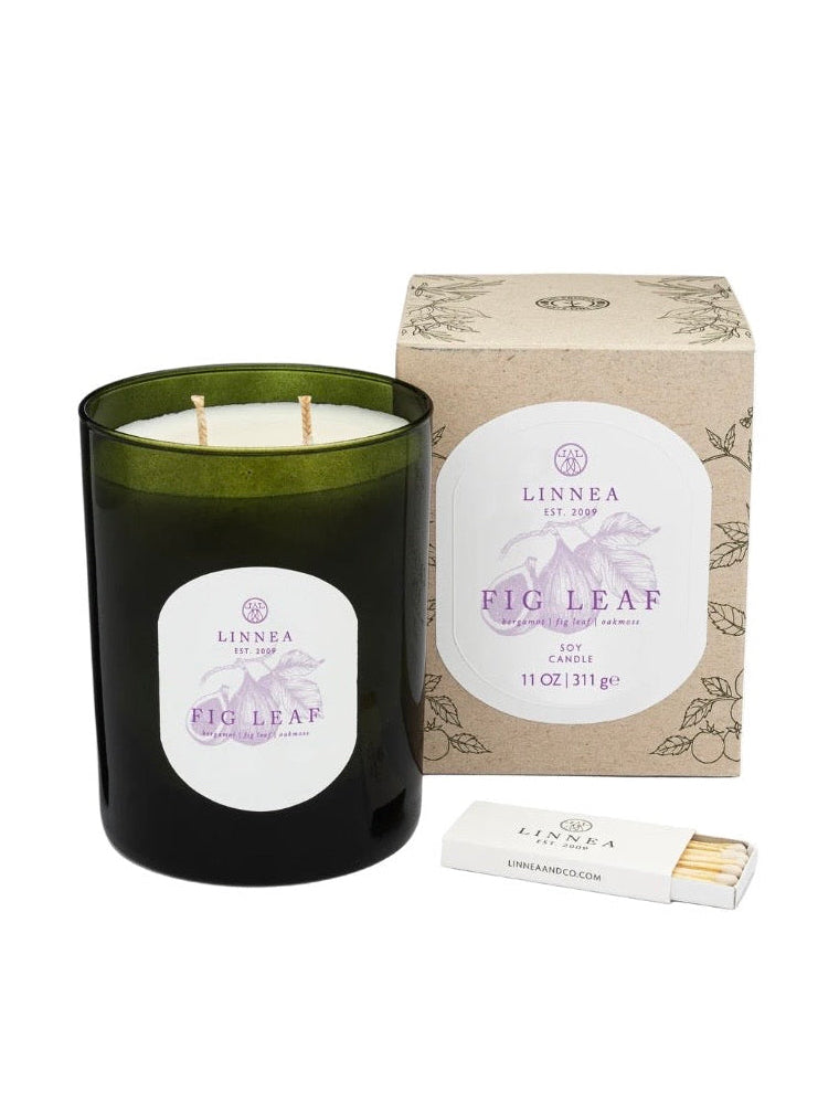 Fig Leaf Candle LINNEA