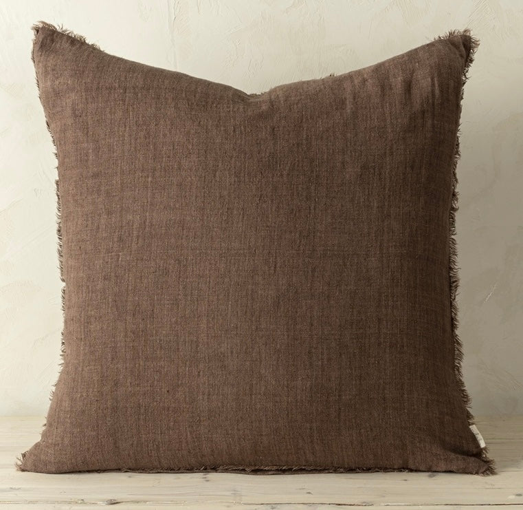 LINEN PILLOW COVER Cacao